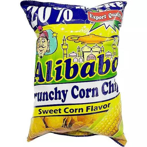 Alibaba Crunchy Corn Chips Sweet Corn - 120g