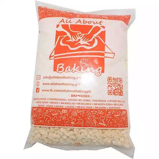All About Baking White Droplets 500g