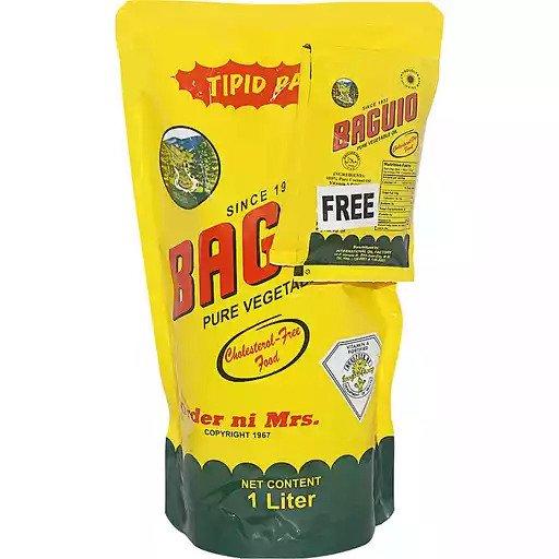 Baguio Coconut Oil Stand Up Pouch 1L