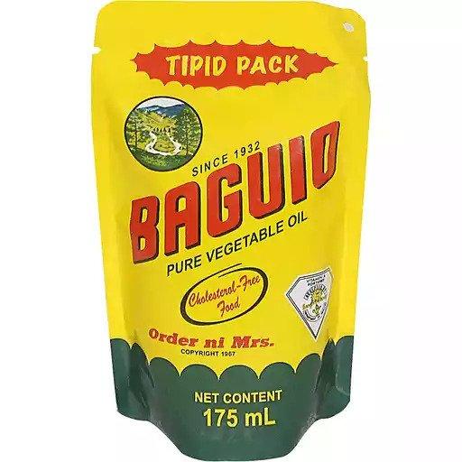 Baguio Vegetable Oil Stand Up Pouch 175ml
