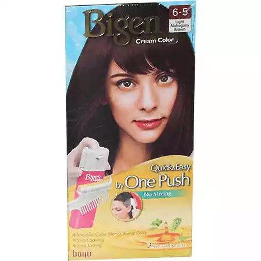 Bigen Cream Color Light Mahogany Brown 6-5