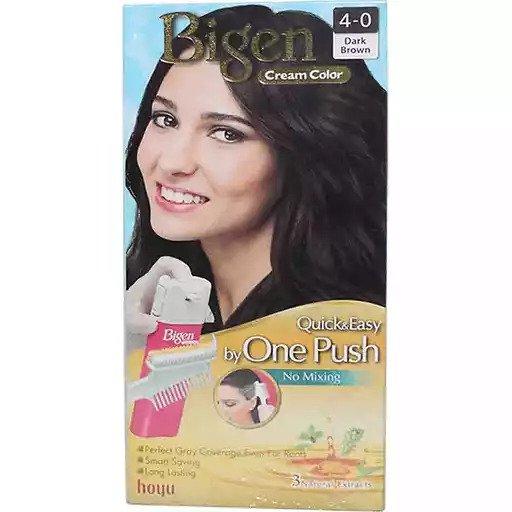Bigen Dark Brown Hair Colourants Cream No4