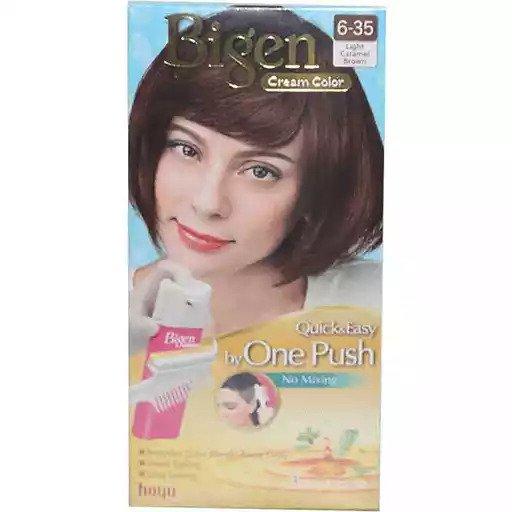 Bigen Light Caramel Brown Hair Colourants No635
