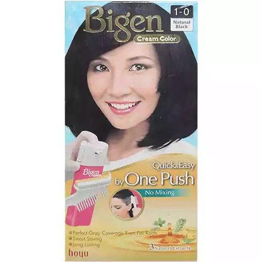 Bigen Natural Black Hair Colourants Cream No1