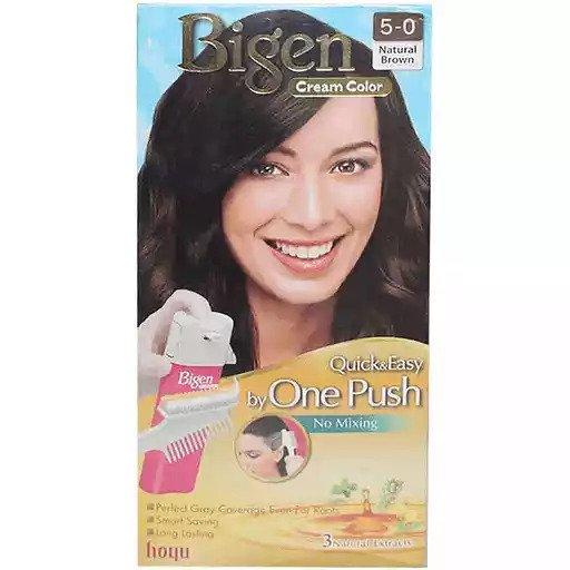 Bigen Natural Brown Cream Hair Colourants No5