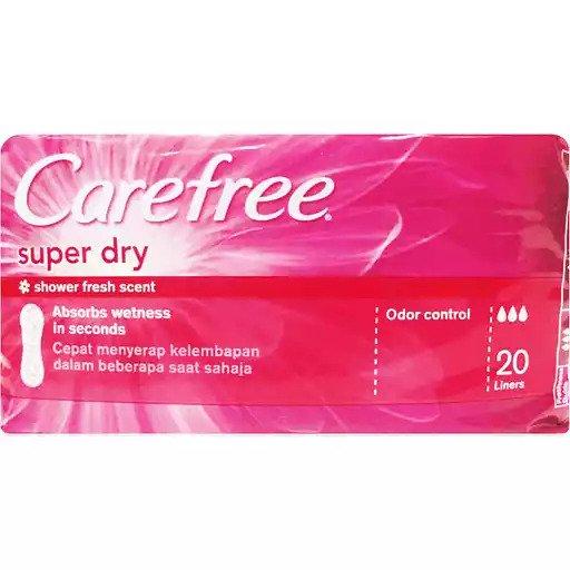 Carefree Pantyliner Superdry Scented 20s