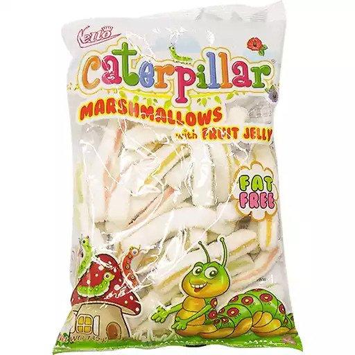 Catepillar Marsh Mallows With Fruit Jelly 135g