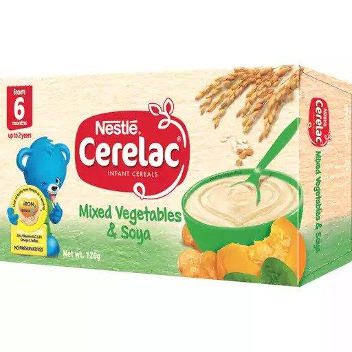 Cerelac Mixed Vegetables & Soya 120g
