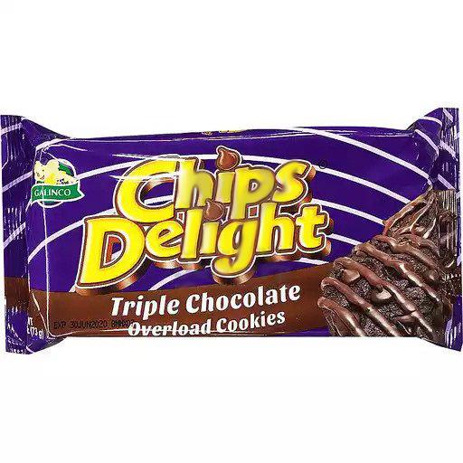 Chips Delight Triple Choco Overload Cookies - 73g