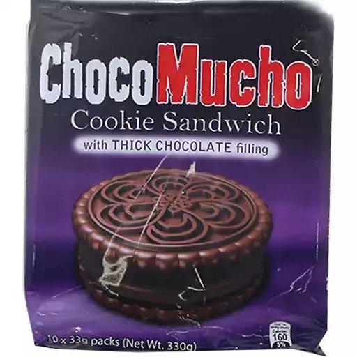Choco Mucho Cookie Sandwich Double Chocolcate - 10pcs