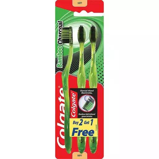 Colgate Toothbrush Charcoal Clean 2+1