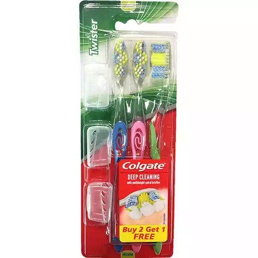 Colgate Toothbrush Twister - 3pcs