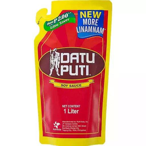 Datu Puti Soy Sauce Stand Up Pouch 1L