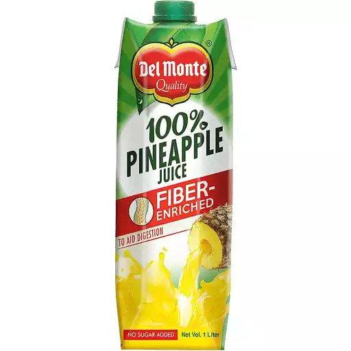 Del Monte Fiber Enriched Pineapple Juice - 1L