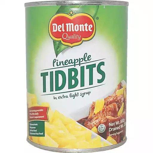 Del Monte Pineapple Tidbits 560g