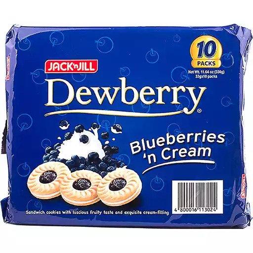 Dewberry 3's Blueberries and Cream 33g 10s