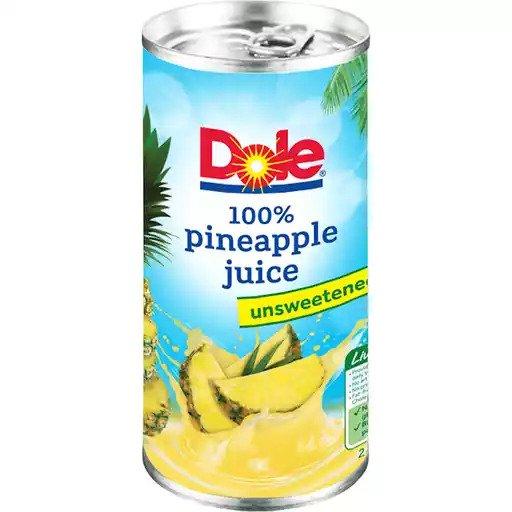 Dole 100%pineapple Juice Unsweetened - 240ml