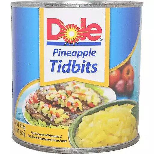 Dole Pineapple Tidbits 432g