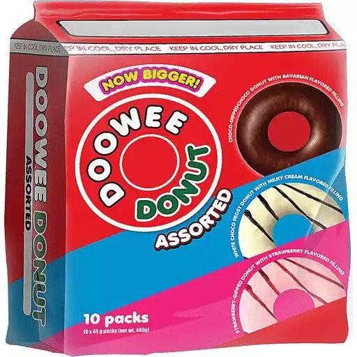 Dowee Assorted Donut 42g 10s
