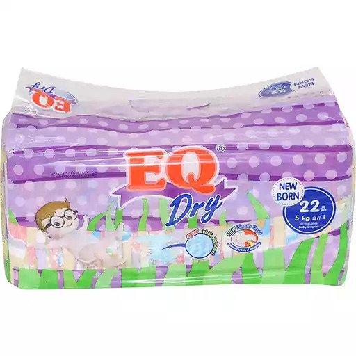 Eq Baby Diaper Dry Travel Pack Nb 22s