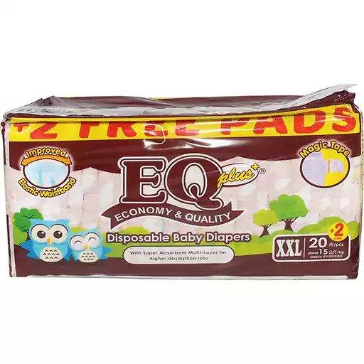 Eq Baby Diaper Plus Big Pack Xxl 20s
