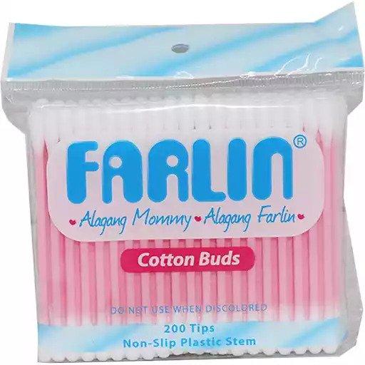 Farlin Cotton Buds Pink 200 Tips