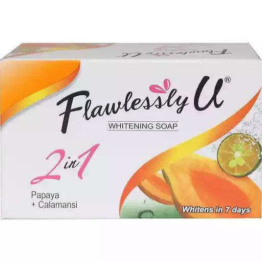 Flawlessly U Orange Papaya Soap 125g