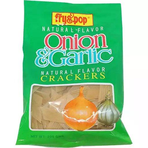 Fry & Pop Onion Garlic Crackers - 200g