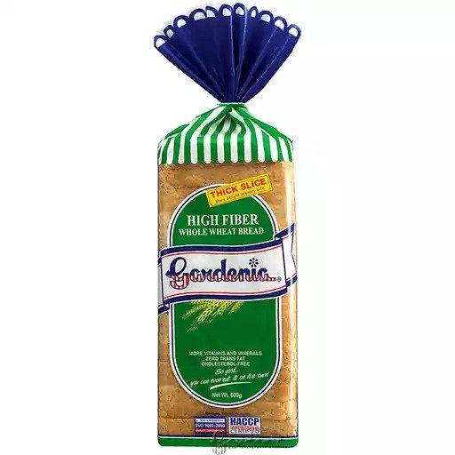 Gardenia Hi Fiber Whole Wheat Loaf Thick Slices - 600g
