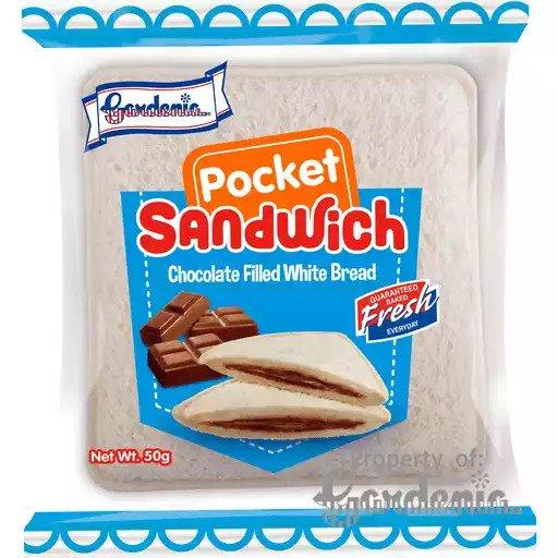 Gardenia Pocket Sandwich Chocolate 50g
