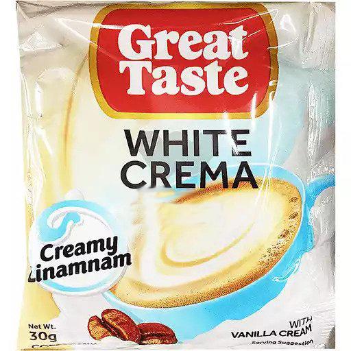 Great Taste Coffee White Crema - 30g x 5pcs