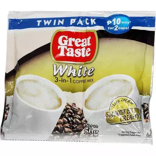 Great Taste White 3 in 1 Twin Pack - 50g x 5pcs
