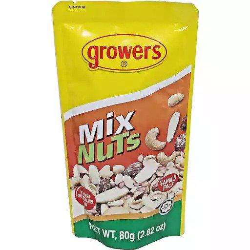 Growers Mixed Nuts - 80g