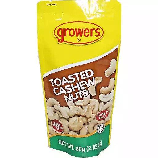 Growers Toasted Cashew - 80g