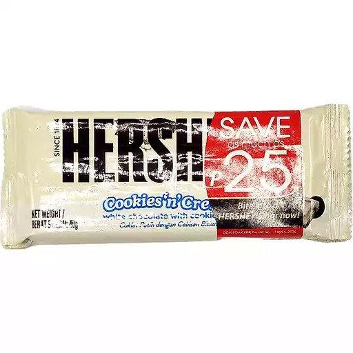Hersheys Chocolate Bar Cookies & Cream40g 3save25