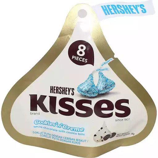 Hersheys Kisses Cookies and Creme 36g