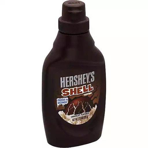 Hersheys Shell Topping, Chocolate Flavored