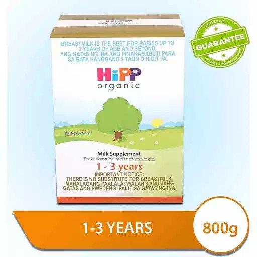 Hipp Milk Organic 1-3 Yrs - 800g