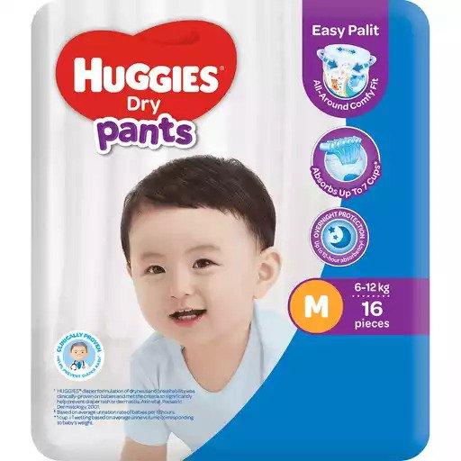 Huggies Dry Pants Regular Medium 16s