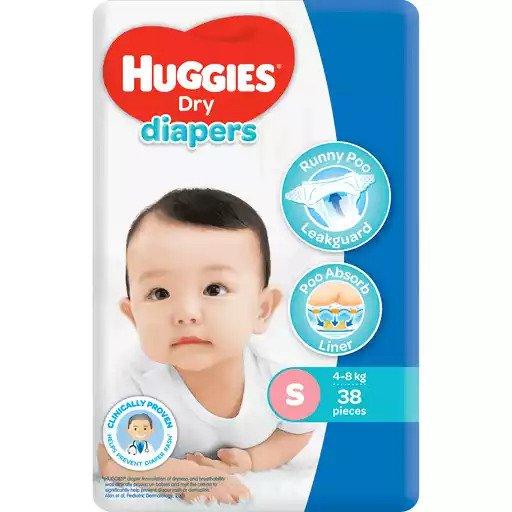 Huggies Eco Small Baby Diaper Dry 38s