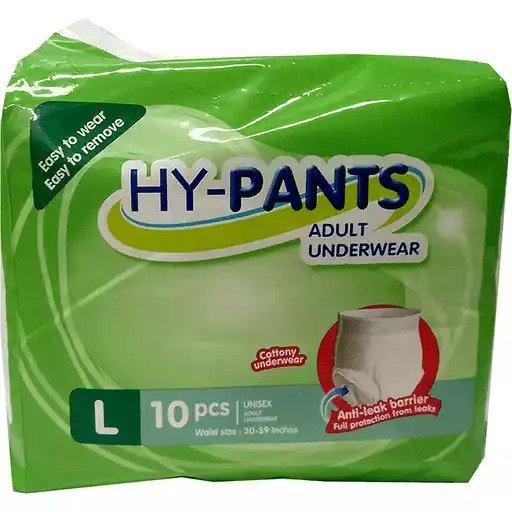 Hy Pants Adult Diaper Pants Large 10s