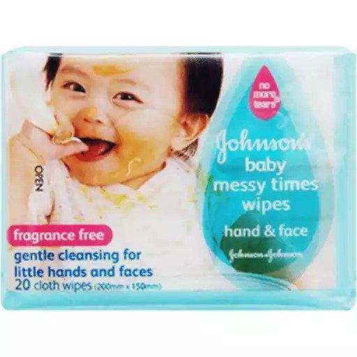 Johnson's Baby Messy Times Wipes 20s