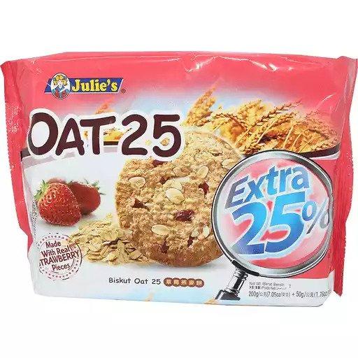 Julies Oat25 Strawberry 200g