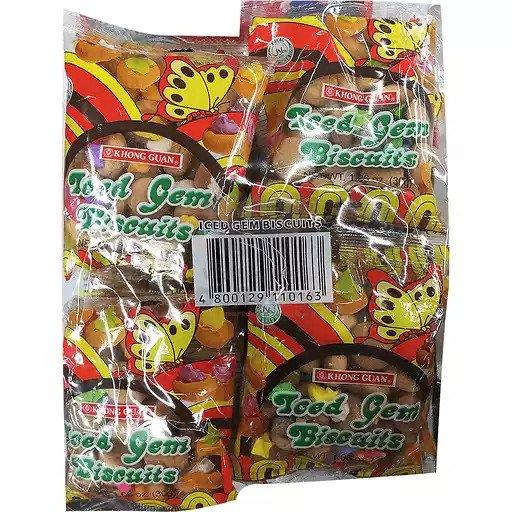 Khong Guan Iced Gem Biscuits 30g 12s