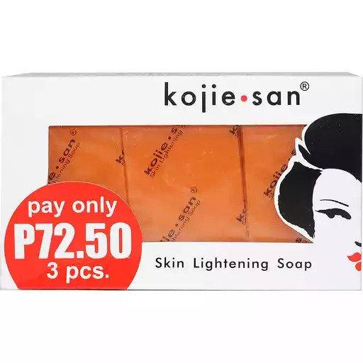 Kojie San Skin Lightening Beauty Soap - 65g x 3pcs