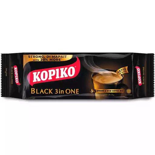 Kopiko Black 3in1 Coffee - 25g x 30pcs