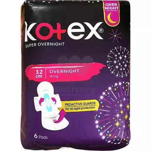 Kotex Napkin Overnight With Wings 32cm 6s