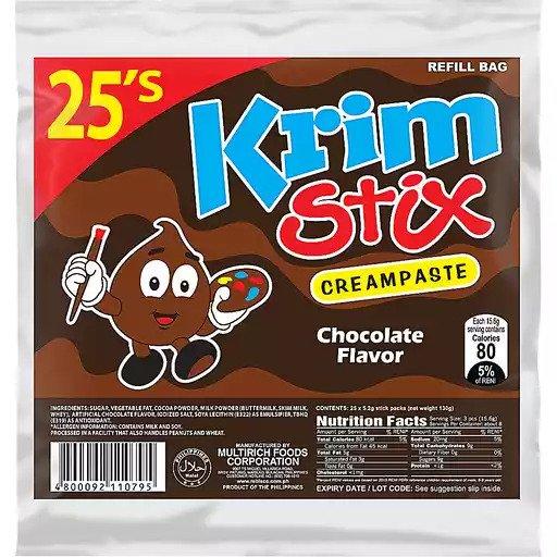 Krim Stix Choco Refill 25s