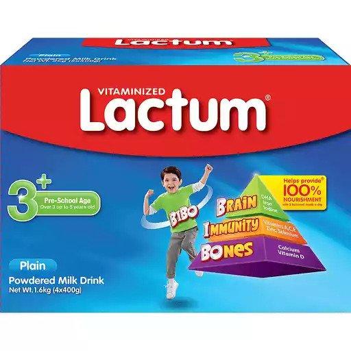 Lactum 3+ Powdered Milk Drink Vanilla - 1.6kg