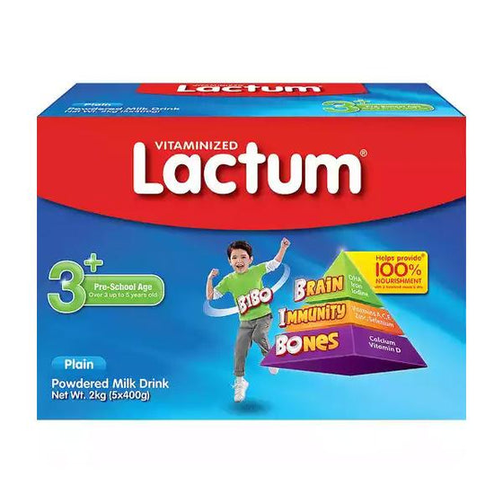 Lactum 3+ Powdered Milk Drink Vanilla - 2kg